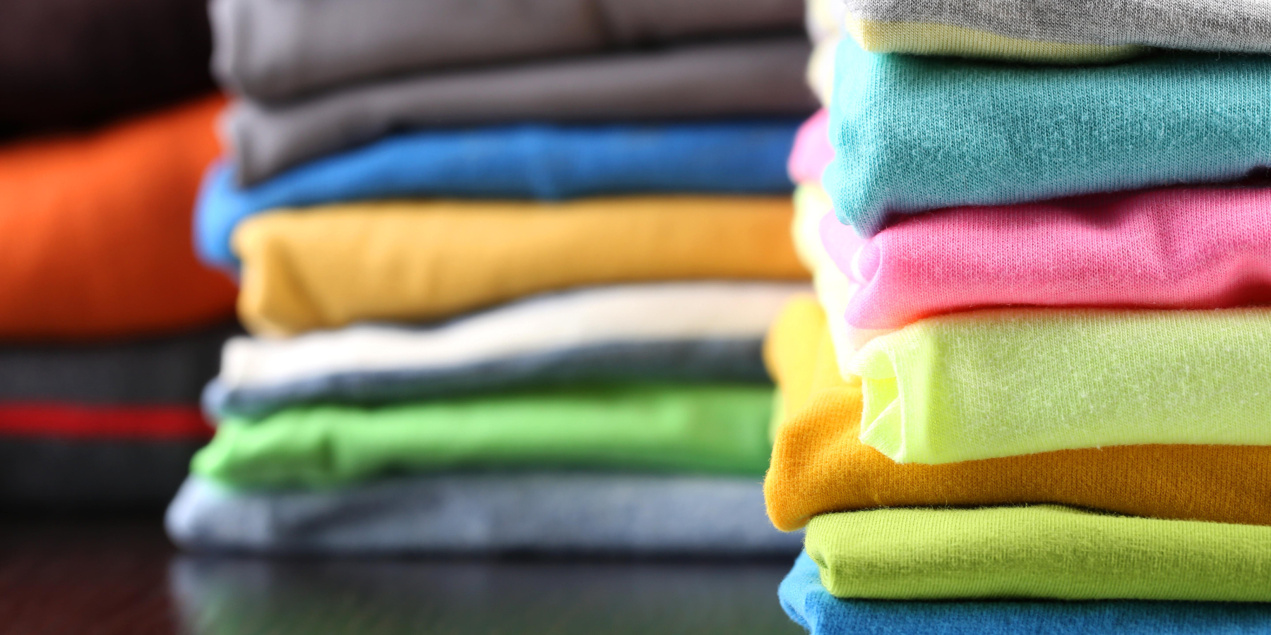 Stacks Of Folded Clothes